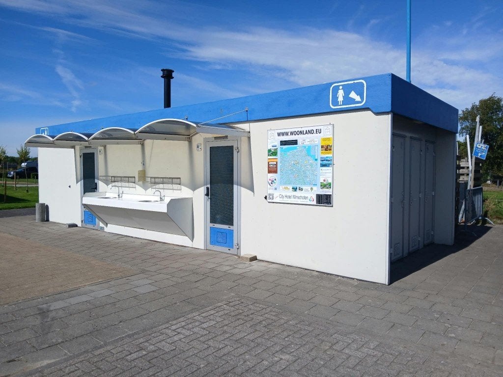 Gebruikte sanitairunit Van Keulen, Ophalen