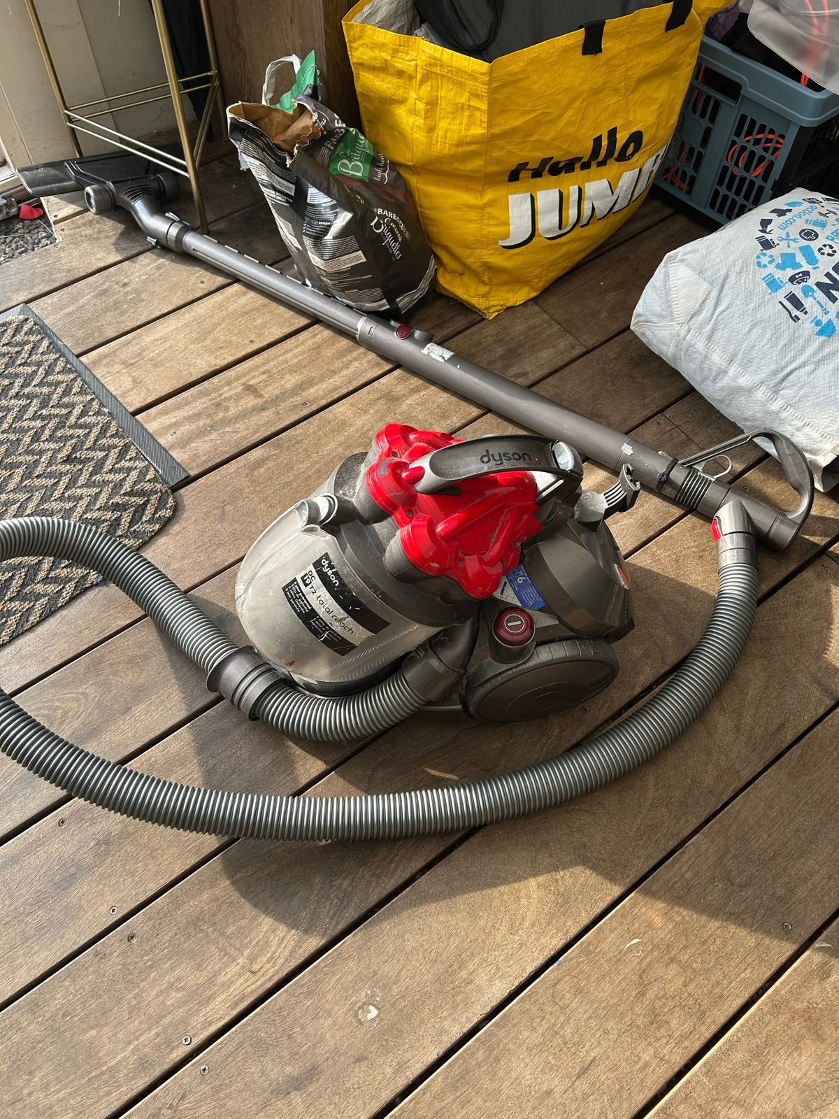 Dyson DC19 T2 Total Reach Sledestofzuiger, Witgoed en Apparatuur, Stofzuigers, Gebruikt, Ophalen of Verzenden, Dyson, Sledestofzuiger