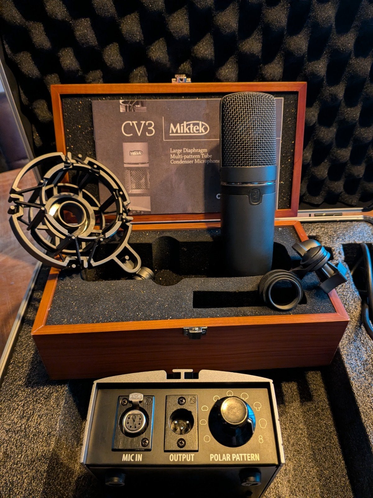 Miktek CV3 – Professionele Buizenmicrofoon, Ophalen of Verzenden, Zo goed als nieuw, Studiomicrofoon