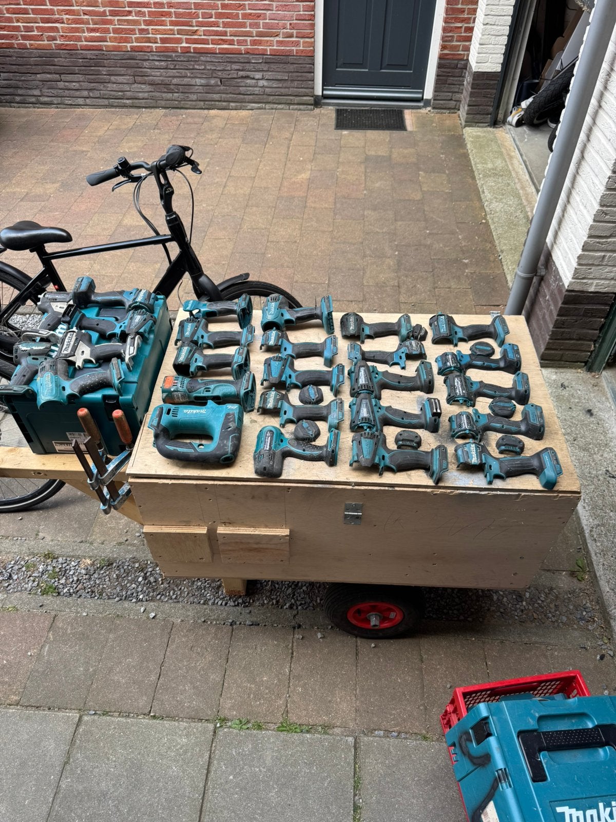 Makita gereedschap behuizingen, Ophalen of Verzenden, Zo goed als nieuw, Boormachine
