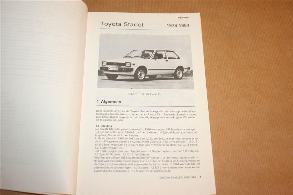 Toyota Starlet Vraagbaak — Kluwer Onderhoud 1978-1984, Ophalen of Verzenden