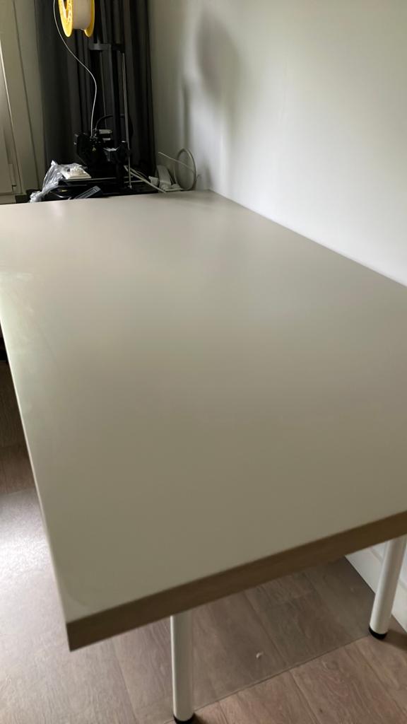 Ikea lagkapten bureaublad, Huis en Inrichting, Ophalen, 150 cm, Spaanplaat of MDF, Zo goed als nieuw