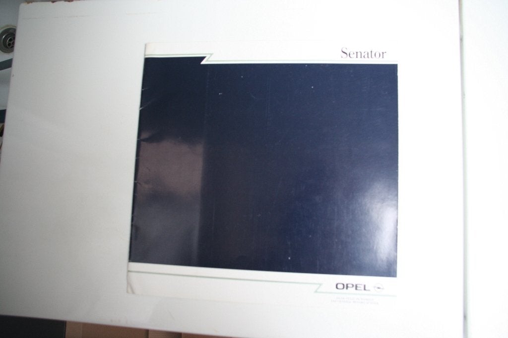 Opel Senator brochure (11-1988) (104), Ophalen of Verzenden, Nieuw, Opel