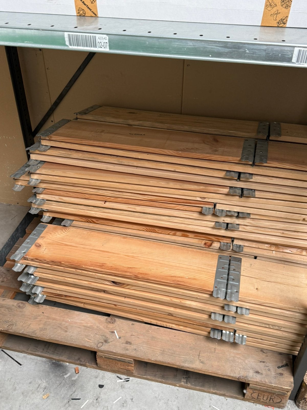 Houten Palletkragen / Opzetranden (Vouwbaar), 60 cm of meer, Minder dan 35 cm, Ophalen of Verzenden, Zo goed als nieuw