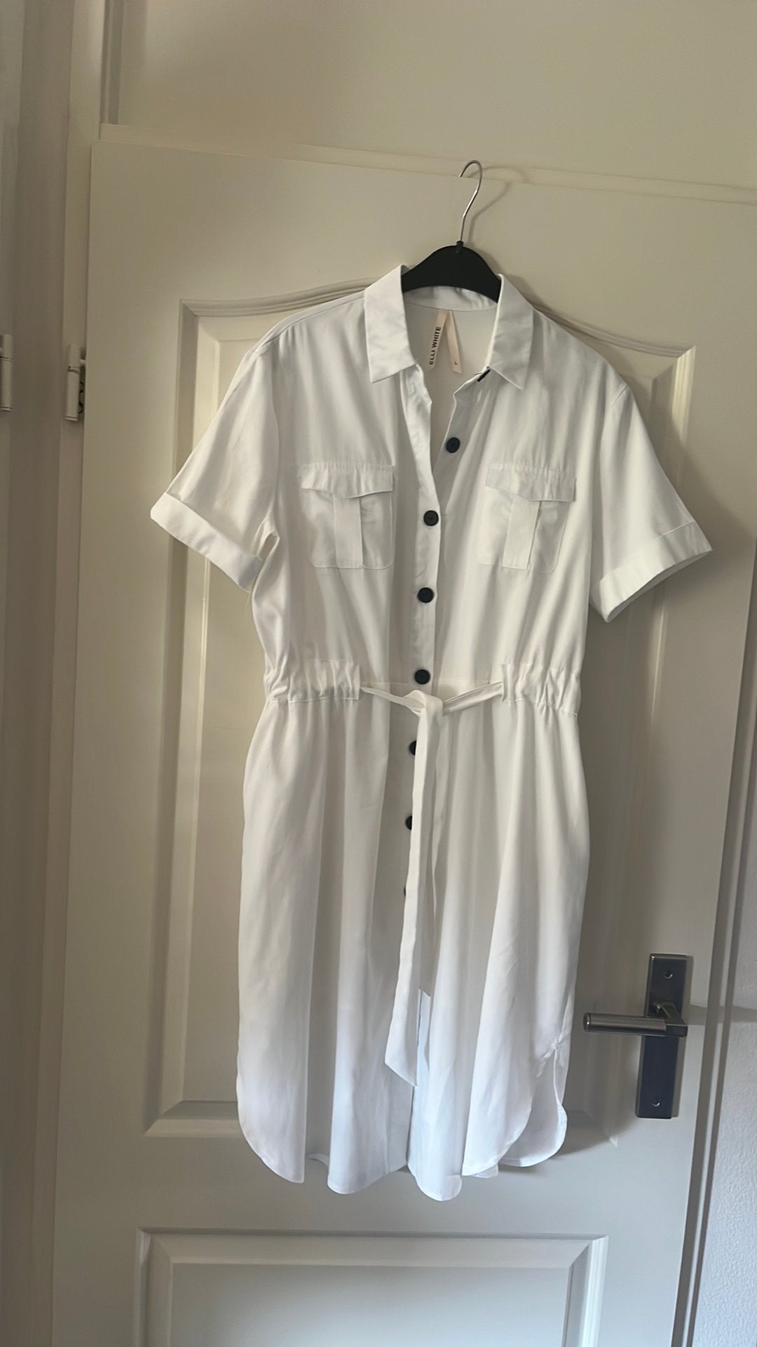 Midijurk Elli White L wit, Verzenden, Wit, Maat 42/44 (L), Zo goed als nieuw