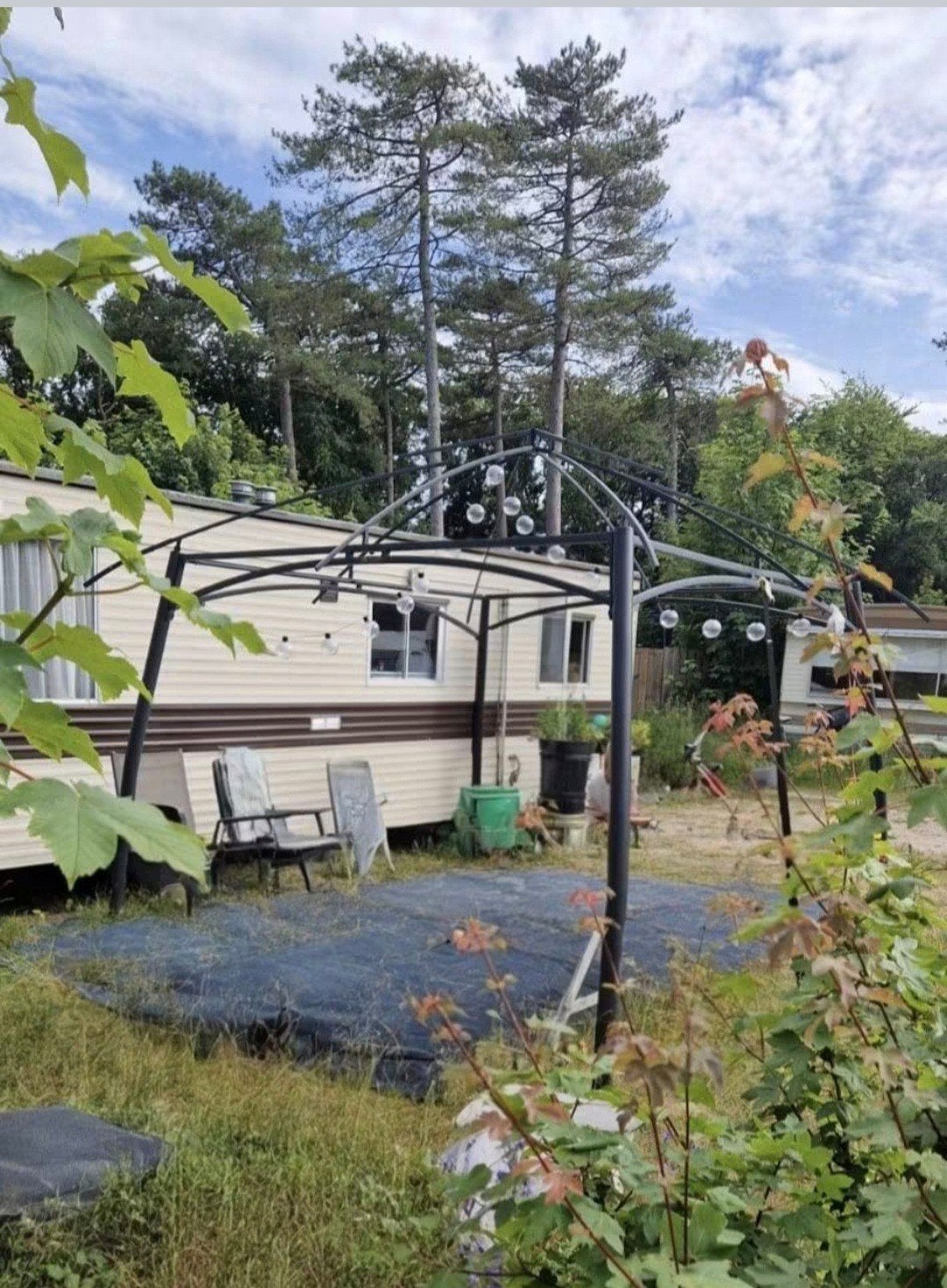 Grote partytent in goede staat, Tuin en Terras, Ophalen, Gebruikt, Partytent, Minder dan 4 meter