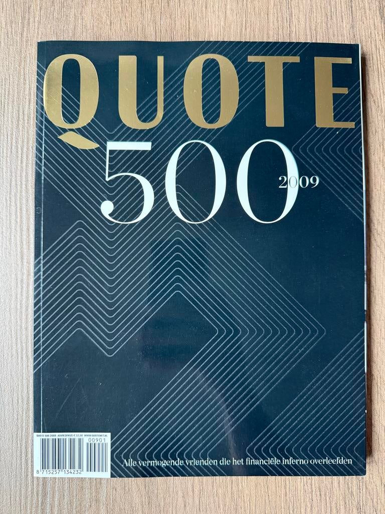 Quote 500 - 2009 editie, Ophalen of Verzenden, Gelezen, Overige typen