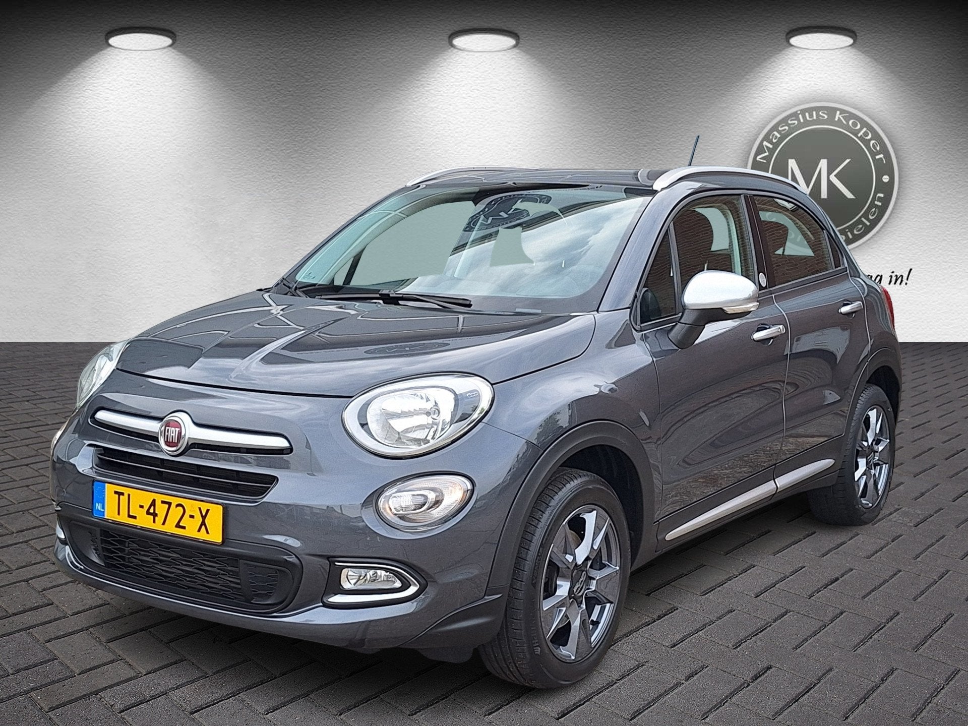 Fiat 500X 1.4 Turbo MultiAir Mirror AUTOMAAT! Hoge zit, Navi, Auto's, Dealer onderhouden, Stof, Gebruikt, 4 cilinders