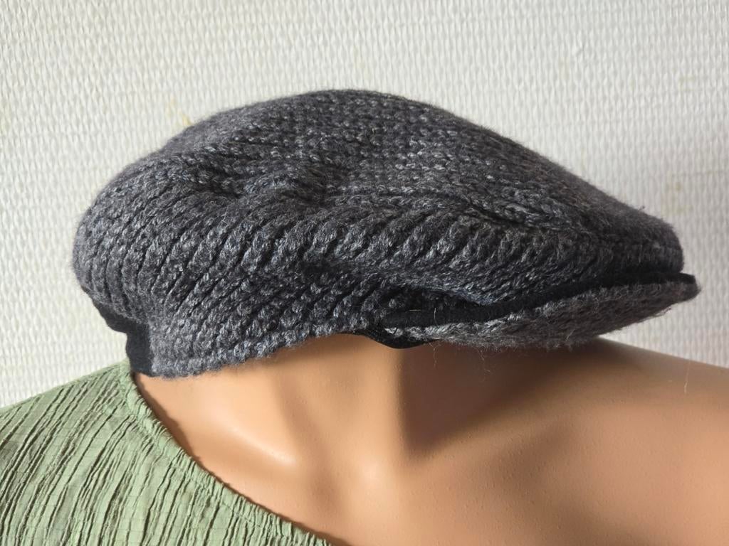 Alfonso D'Este heren gebreide pet - Grijs, Alfonso D'Este, One size fits all, Ophalen of Verzenden, Pet