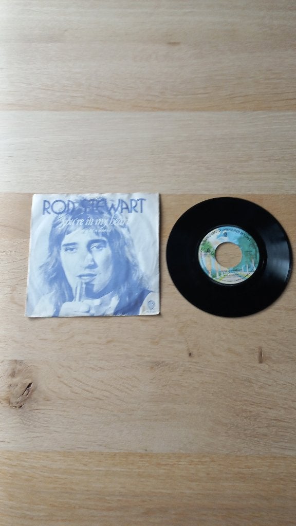 rod stewart, Gebruikt, Fotohoes, 7 inch, Ophalen of Verzenden