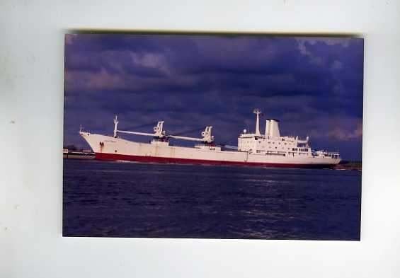 scheepvaart-foto-bahiana reefer-ex geest, Ophalen of Verzenden, Zo goed als nieuw, Motorboot, Boek of Tijdschrift