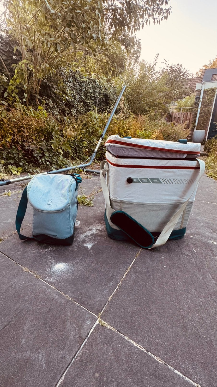 Quechua / Decathlon Camping Koeltassen – 35L + 10L, Ophalen, Zo goed als nieuw, Koeltas, Koelelement