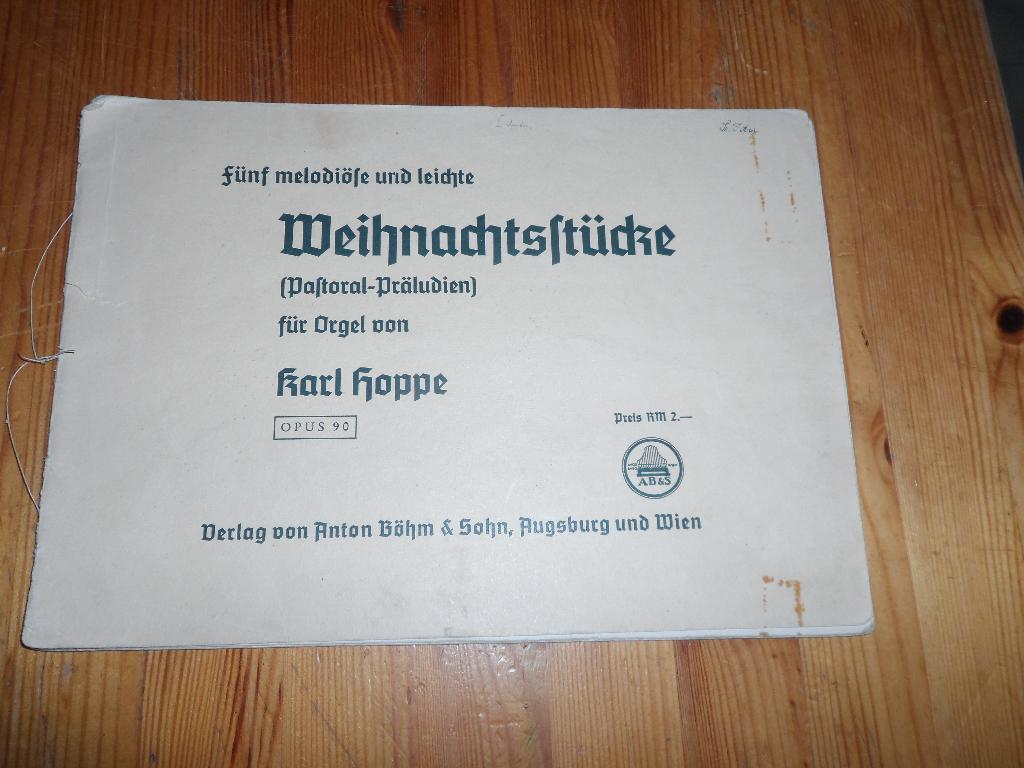 Karl hoppe - weihnachtstucke, Orgel, Gebruikt, Ophalen of Verzenden, Religie en Gospel