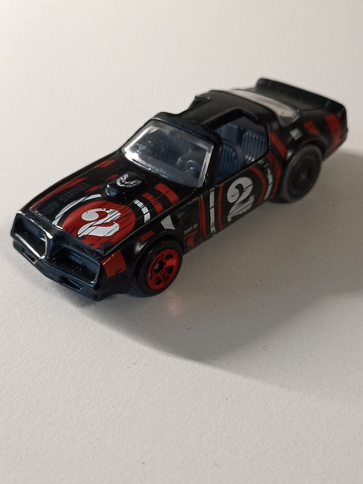 Hot Wheels Pontiac Firebird Trans Am '77 - Zwart, Ophalen of Verzenden, Gebruikt, Auto