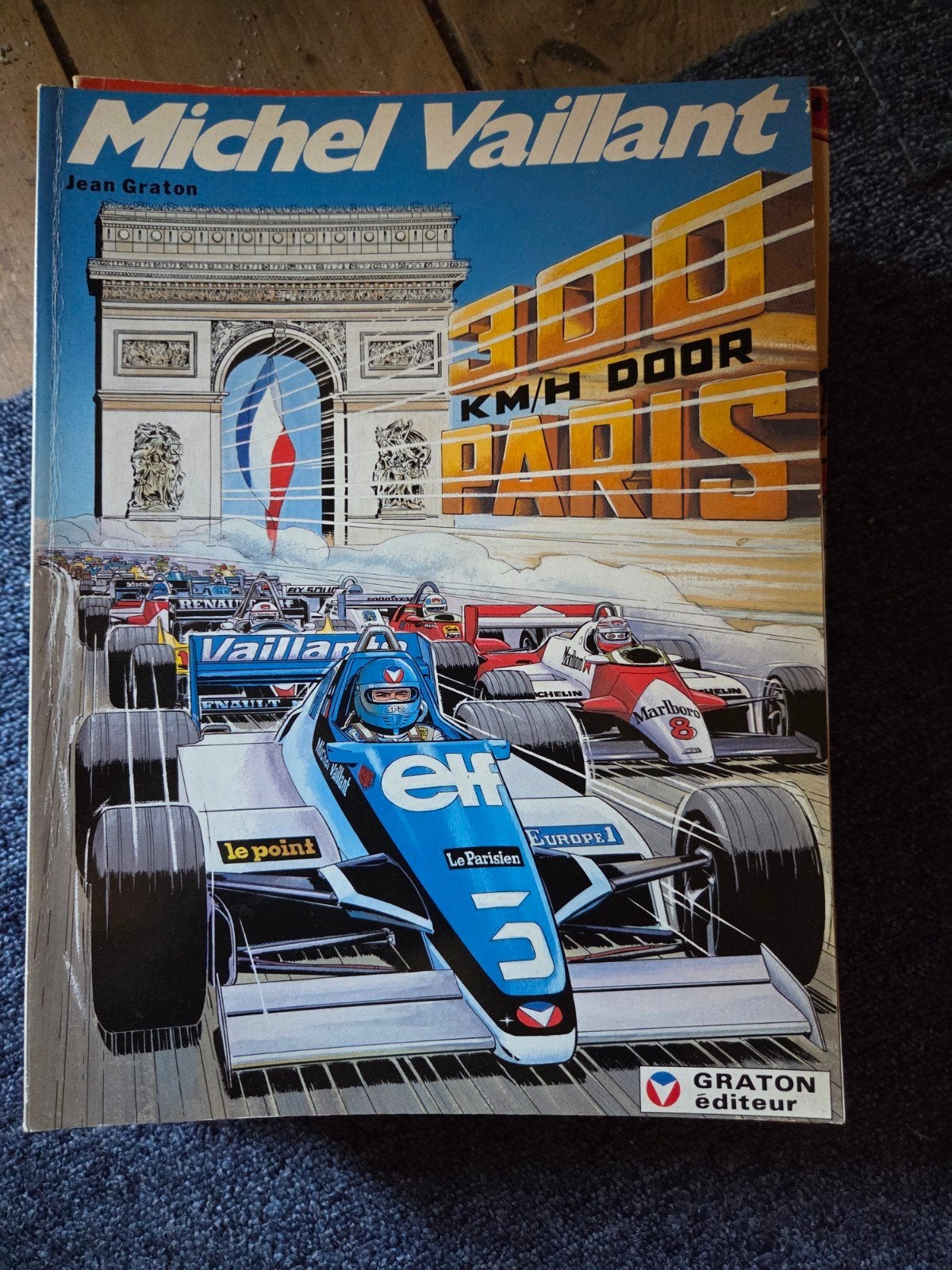 Michel Vaillant - 300 KM/H Door Parijs, Boeken, Stripboeken, Eén stripboek, Ophalen, Gelezen, Jean Graton