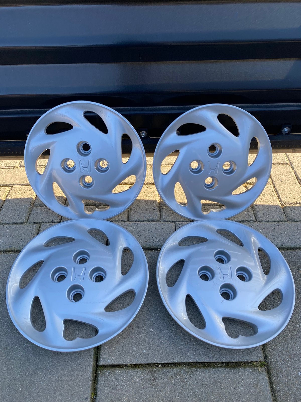 Set originele Honda Civic wieldoppen 13” inch, Auto diversen, Wieldoppen, Ophalen of Verzenden, Zo goed als nieuw