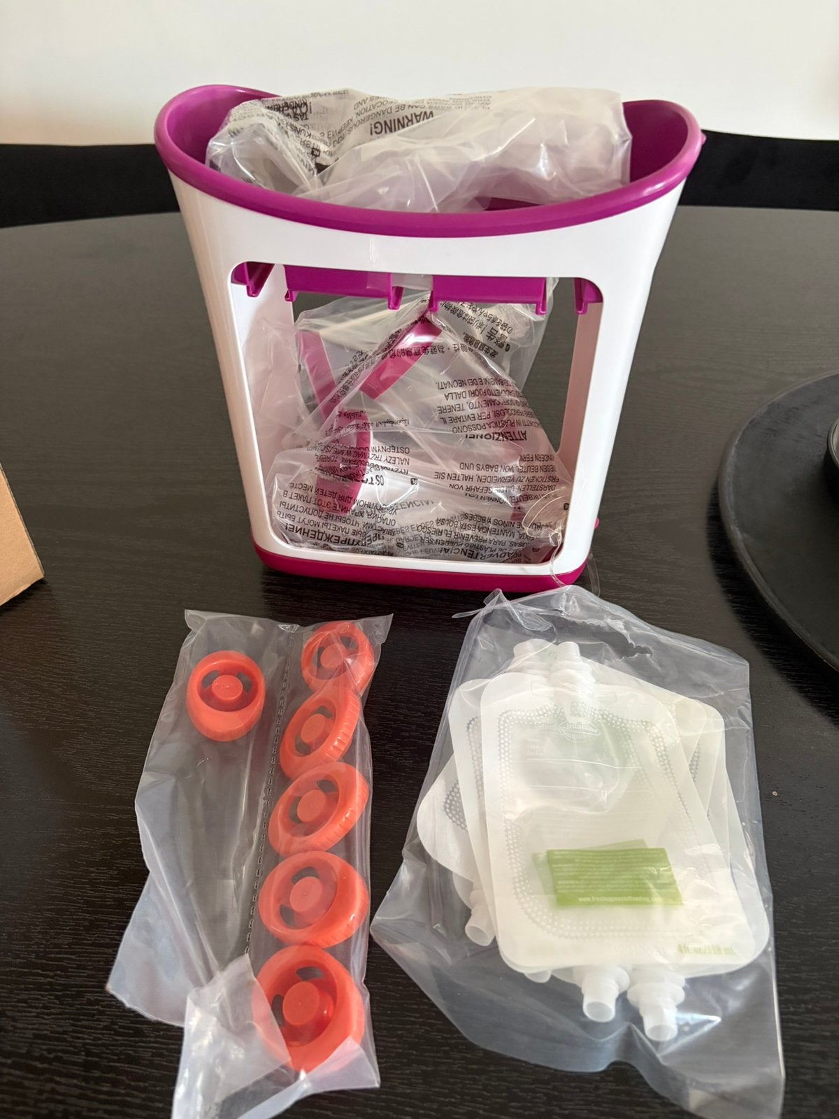 Infantino Squeeze Station voor zelfgemaakte fruitzakjes, Ophalen of Verzenden, Zo goed als nieuw, Overige typen