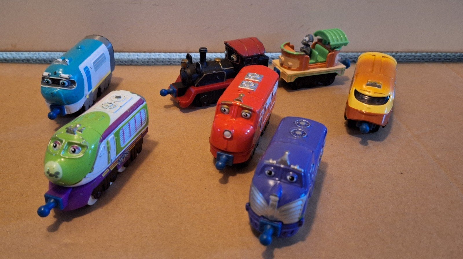 Chuggington Treinen en racebaan, Ophalen, Gebruikt