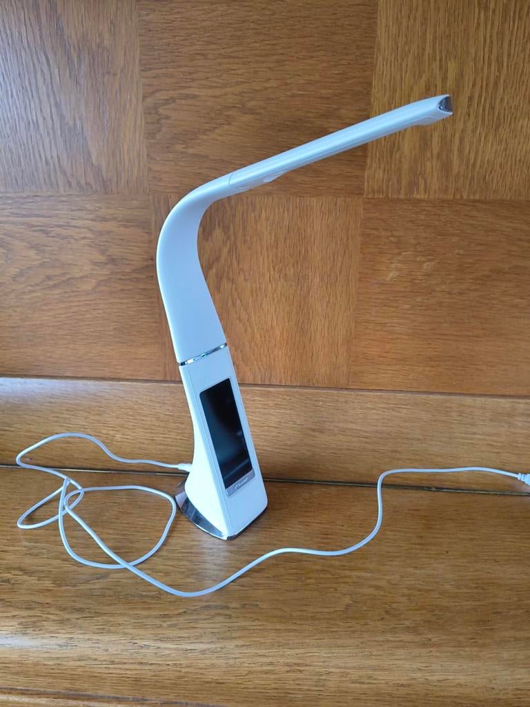 Bureaulamp Paul Neuhaus ledlamp, wekker, Huis en Inrichting, Lampen | Overige, Zo goed als nieuw, Ophalen of Verzenden