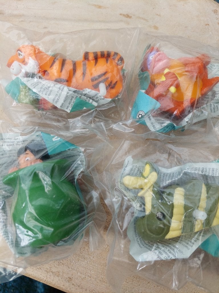 Vintage McDonalds Happy Meal: Disney Jungle Book nieuw, Disney, Beeldje of Figuurtje, Leeuwenkoning of Jungle Boek, Nieuw
