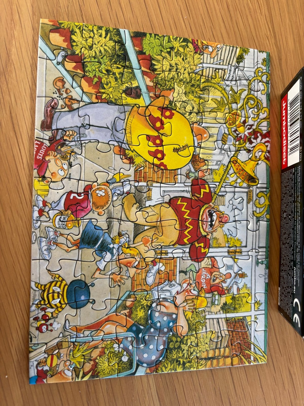Wasgij? Mini 1 Originalpuzzel - Onkruid Bestrijden!, Ophalen, Minder dan 500 stukjes, Zo goed als nieuw, Legpuzzel