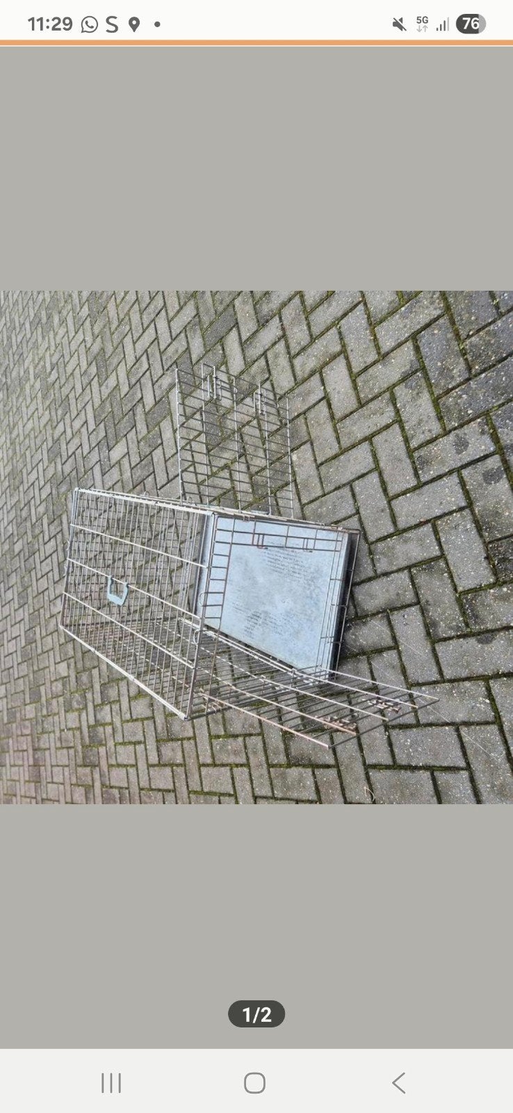 Middel honden bench, Dieren en Toebehoren, Hondenbenches, Ophalen of Verzenden