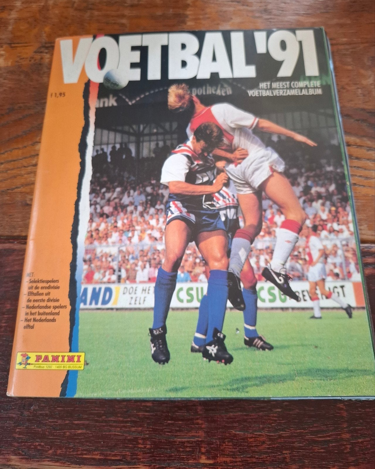Panini Voetbal 91 album - 100% Compleet & Onbeschreven!, Verzenden