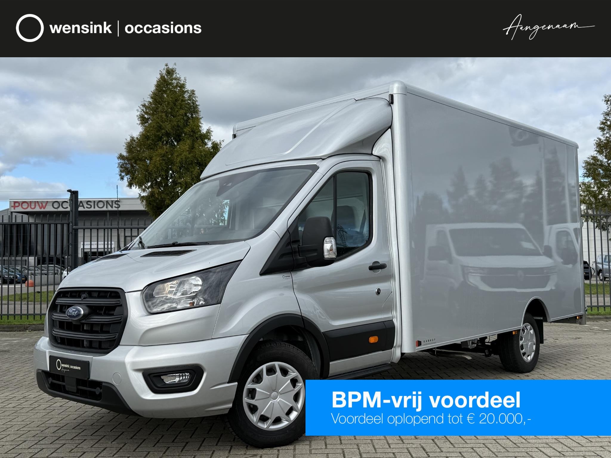 Ford Transit 350 2.0 TDCI | L4 H1 | TREND BAKWAGEN | KARHOF, Voorwielaandrijving, Dealer onderhouden, Stof, 4 cilinders