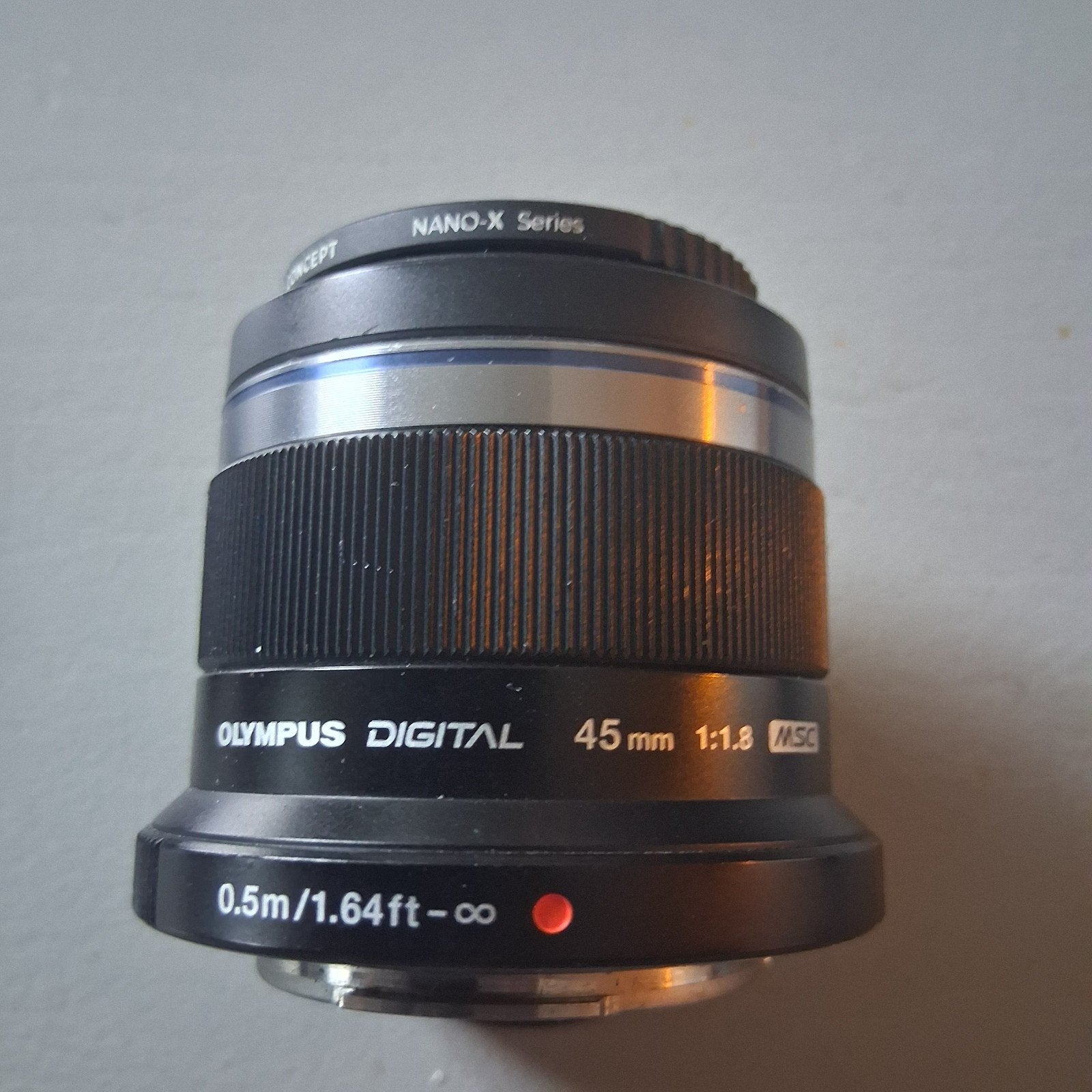 Olympus digital 45mm 1.8 msc lens voor mft/m43, Ophalen of Verzenden, Zo goed als nieuw