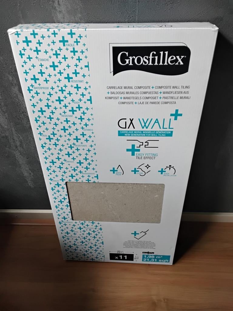 Grosfillex GX Wall tegels, 1,98 m², Doe-het-zelf en Verbouw, Ophalen, 60 cm of meer, Nieuw, Minder dan 5 m²