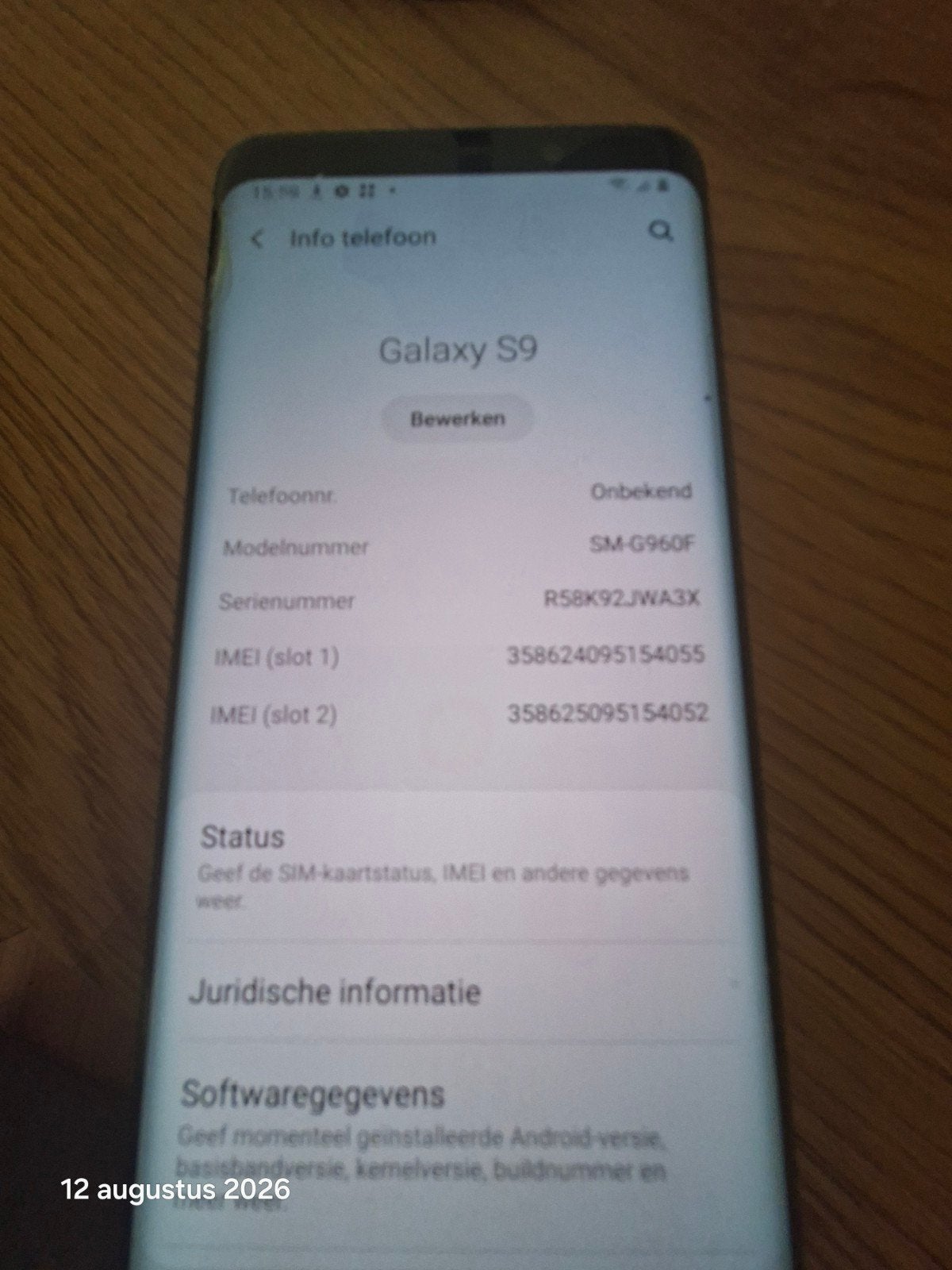 te koop een nette samsung galaxy s9, Telecommunicatie, Mobiele telefoons | Samsung, 64 GB, Ophalen, Zwart
