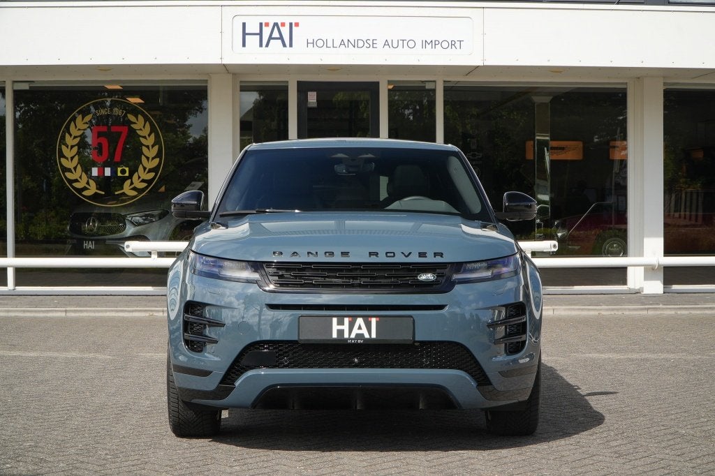 Land Rover Range Rover Evoque 1.5 P270e AWD Dynamic SE I Pan, Automaat, Adaptive Cruise Control, Zwart, Blauw