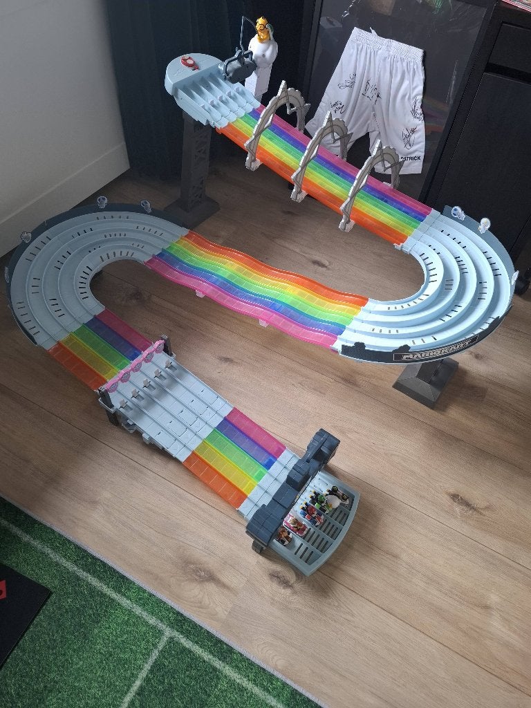 Mario rainbow racebaan, Overige merken, Racebaan, Ophalen of Verzenden, Zo goed als nieuw