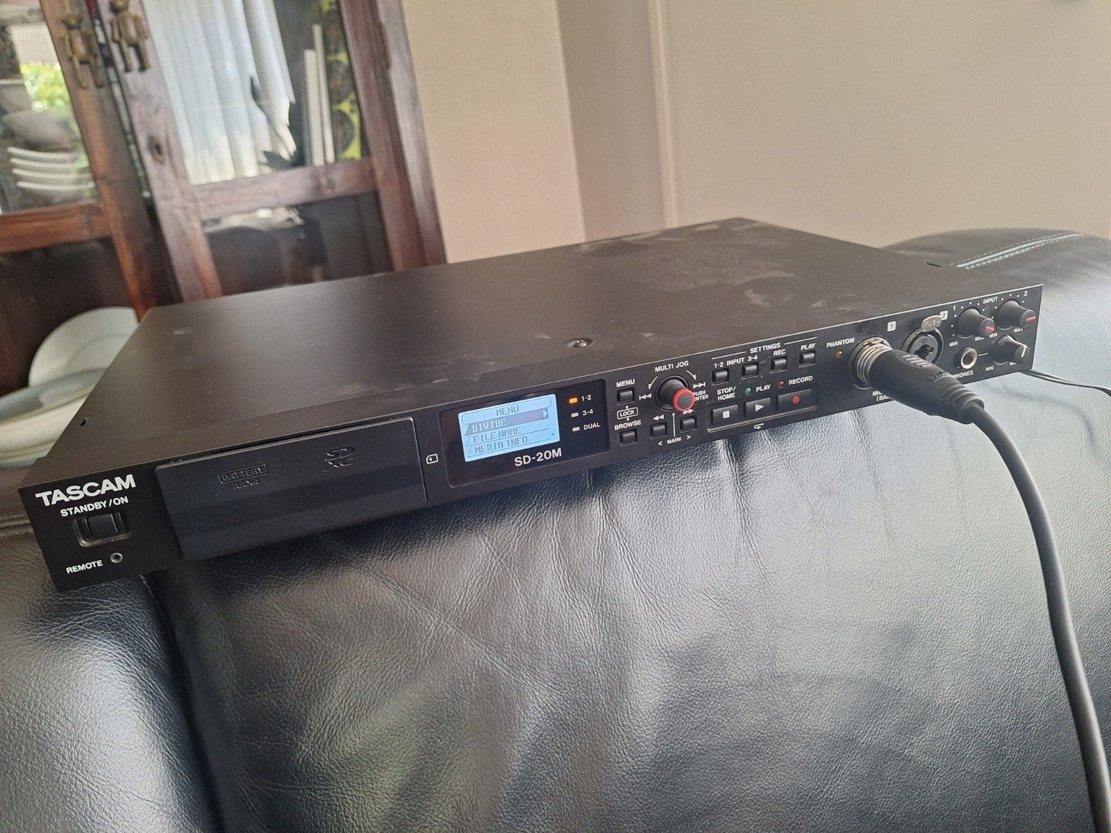 Tascam SD-20M Solid State Recorder, Ophalen of Verzenden, Gebruikt, Audio