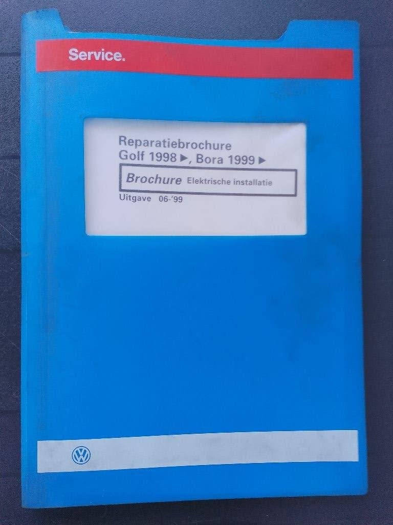 Vw Golf 4 Bora dealer werkplaatsboek Elektrische installatie, Ophalen of Verzenden, Gelezen, Volkswagen