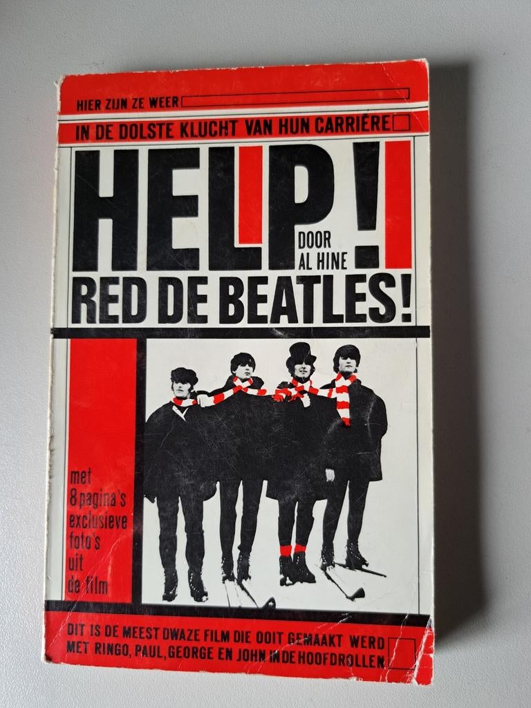 Boekje Help! Red de Beatles - Filmboek met foto's, Ophalen, Gelezen, Al Hine, Filmspecifiek