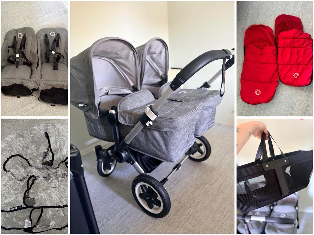 Bugaboo Donkey Twin 2 met accessoires!, Ophalen, Zo goed als nieuw, Bugaboo