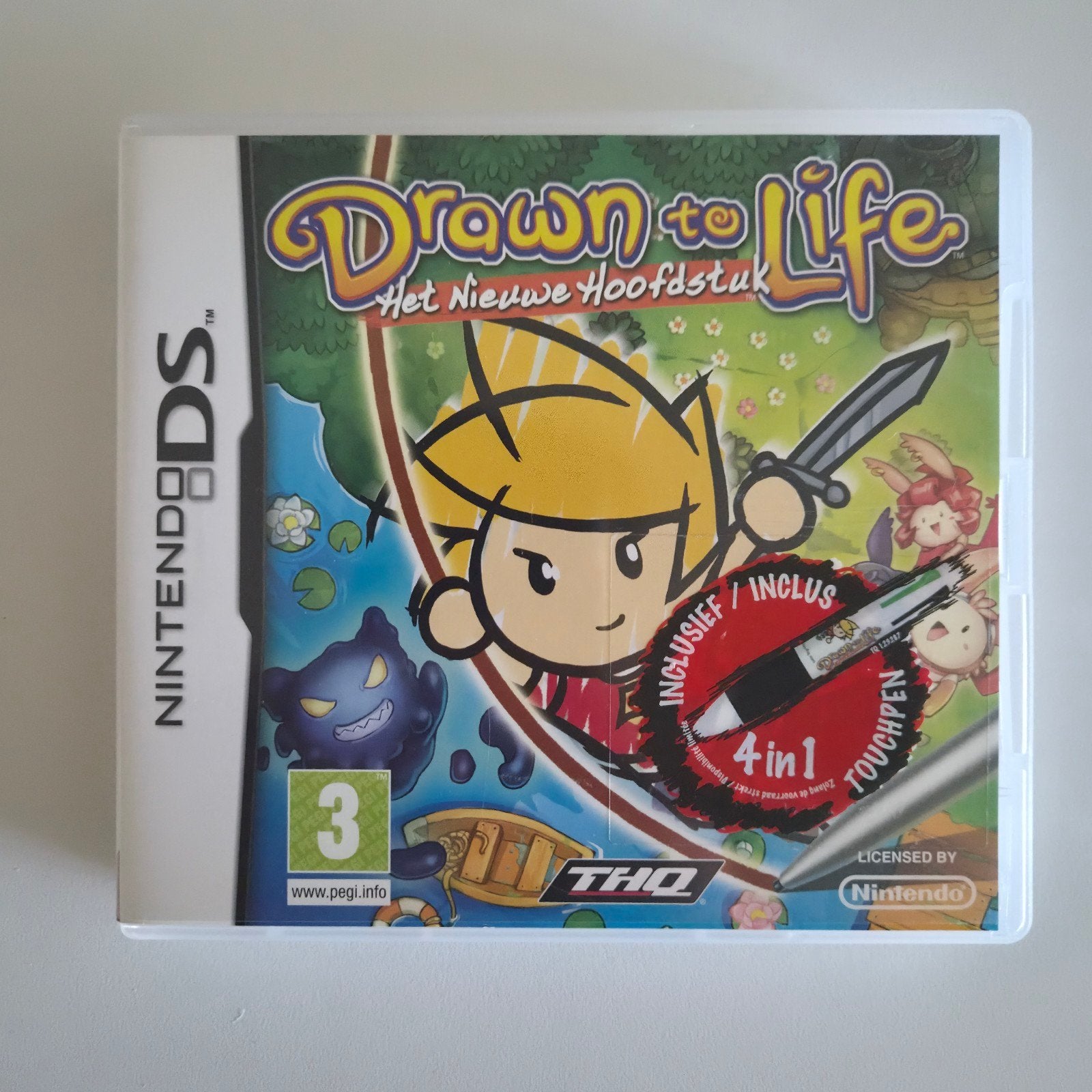 Drawn to Life: Het Nieuwe Hoofdstuk - Nintendo DS, Avontuur en Actie, 1 speler, Ophalen of Verzenden, Zo goed als nieuw