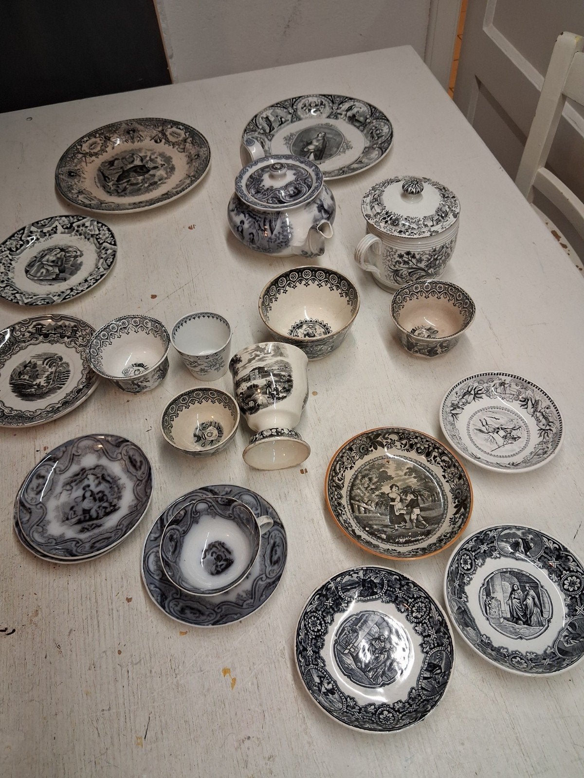 Diverse serviesdelen petrus regout boch societe ceramique, Antiek en Kunst, Ophalen