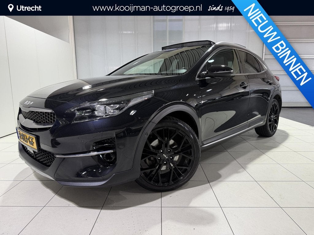 Kia XCeed 1.5 T-GDI MHEV Black Edition Automaat, Schuif Kant, Auto's, Kia, Gebruikt, Euro 6, 4 cilinders, 160 pk