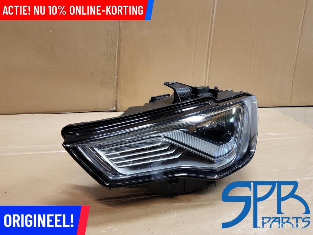 Audi A3 S3 RS3 8V Etron LED KOPLAMP LINKS 8V0941033 COMPLEET, Gebruikt, AUDI, Audi, Ophalen of Verzenden
