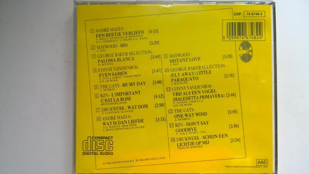 Zevenklapper Hollandse Hits Op Compact Disc, Ophalen of Verzenden, Zo goed als nieuw, Pop