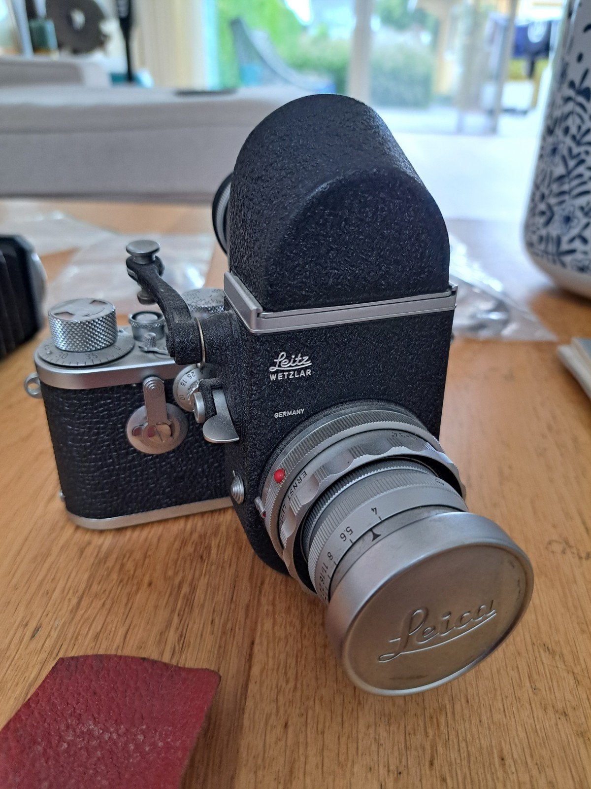 Leica IIIf (823223) met veel accessoires, Audio, Tv en Foto, Fotocamera's Analoog, Ophalen of Verzenden, Compact, Leica