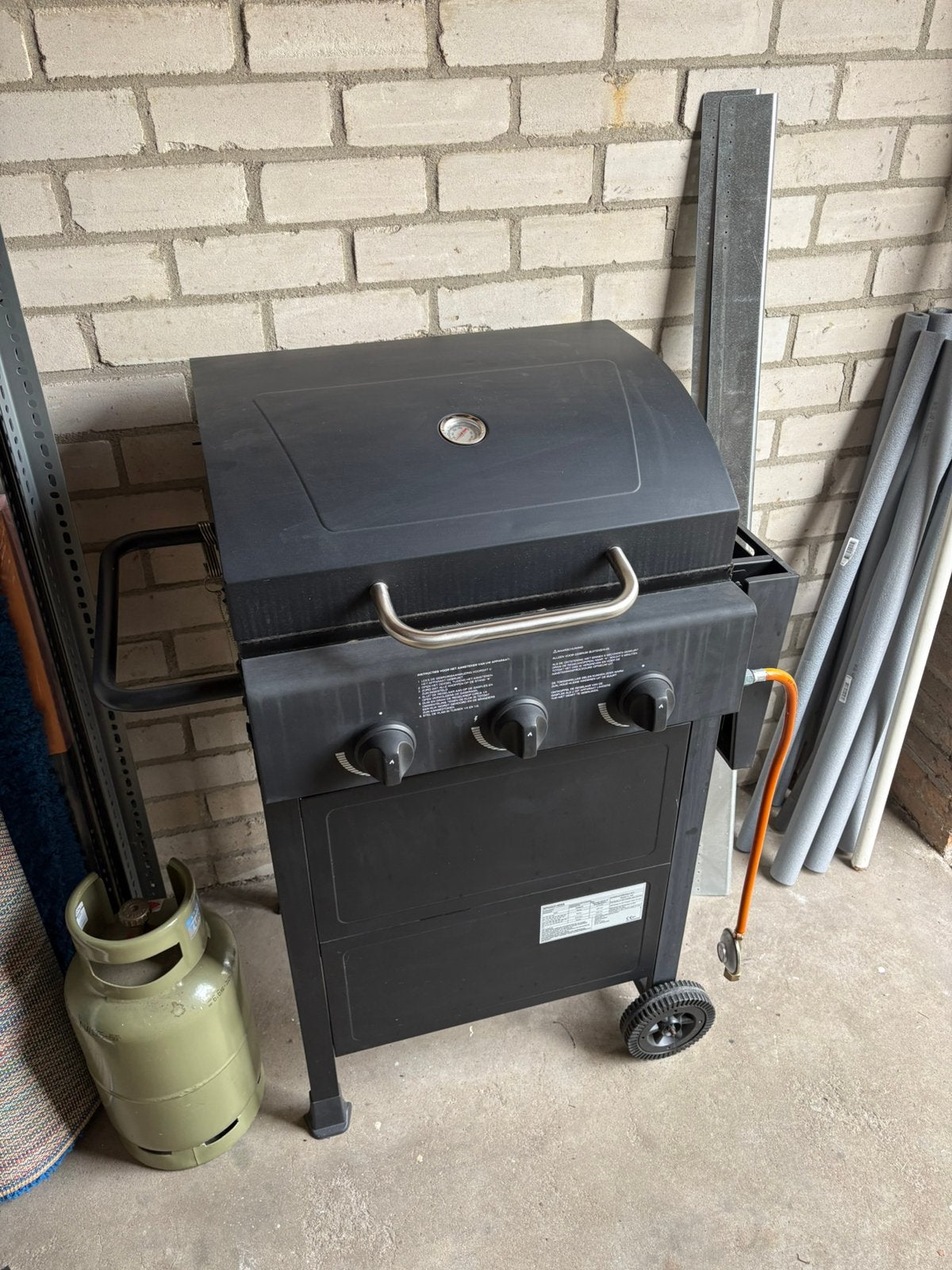 Gasbarbecue, Ophalen, Gebruikt