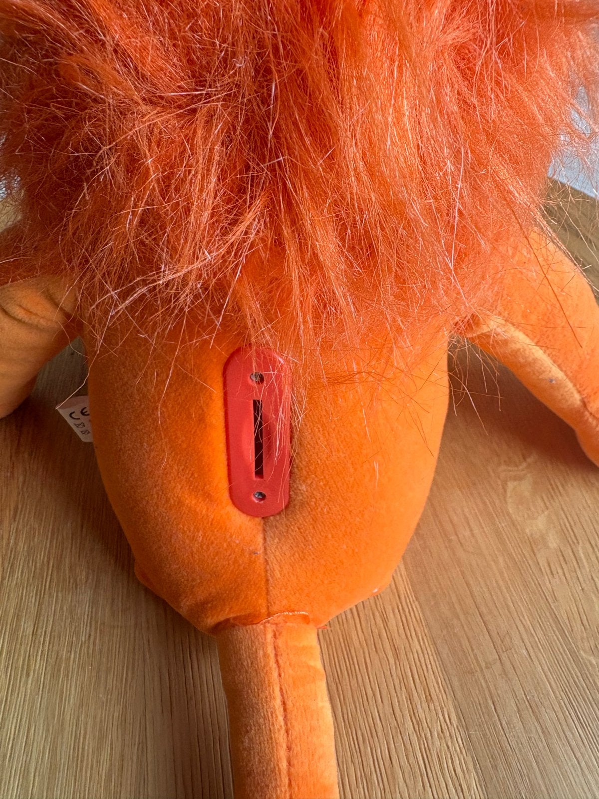 Oranje Leeuw Spaarpot - ING Knuffel, Verzamelen, Spaarpotten, Ophalen of Verzenden, Gebruikt, Overige materialen, Dier