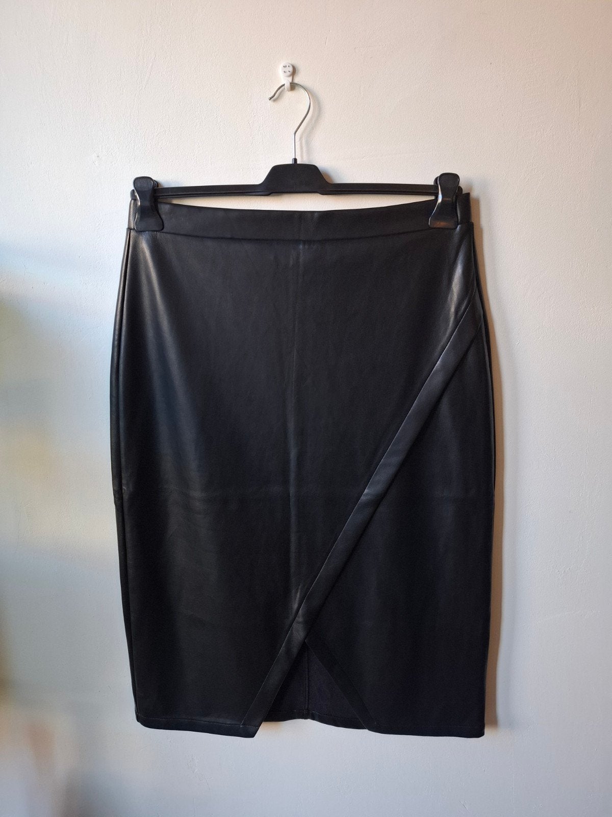 Zwarte PU Leren Rok - C&S The Label - Maat XL/42, Kleding | Dames, Rokken, Zwart, Maat 46/48 (XL) of groter, Onbekend, Ophalen of Verzenden