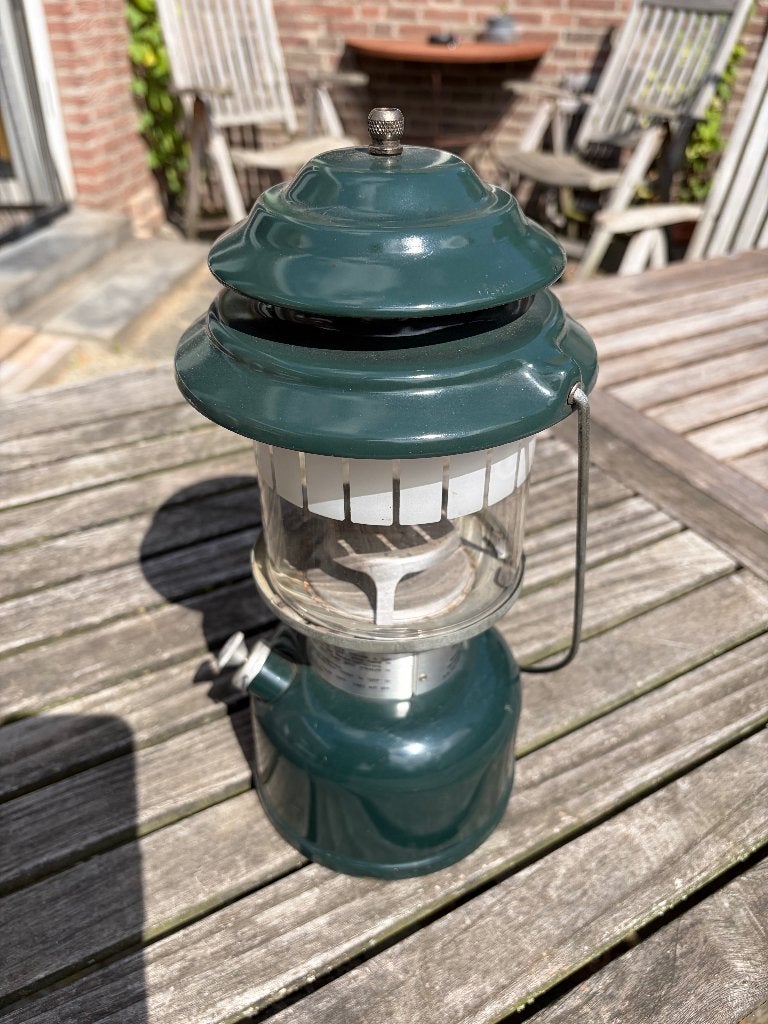 Vintage Coleman Adjustable One Mantle 286A-700 white sprit, Ophalen, Zo goed als nieuw