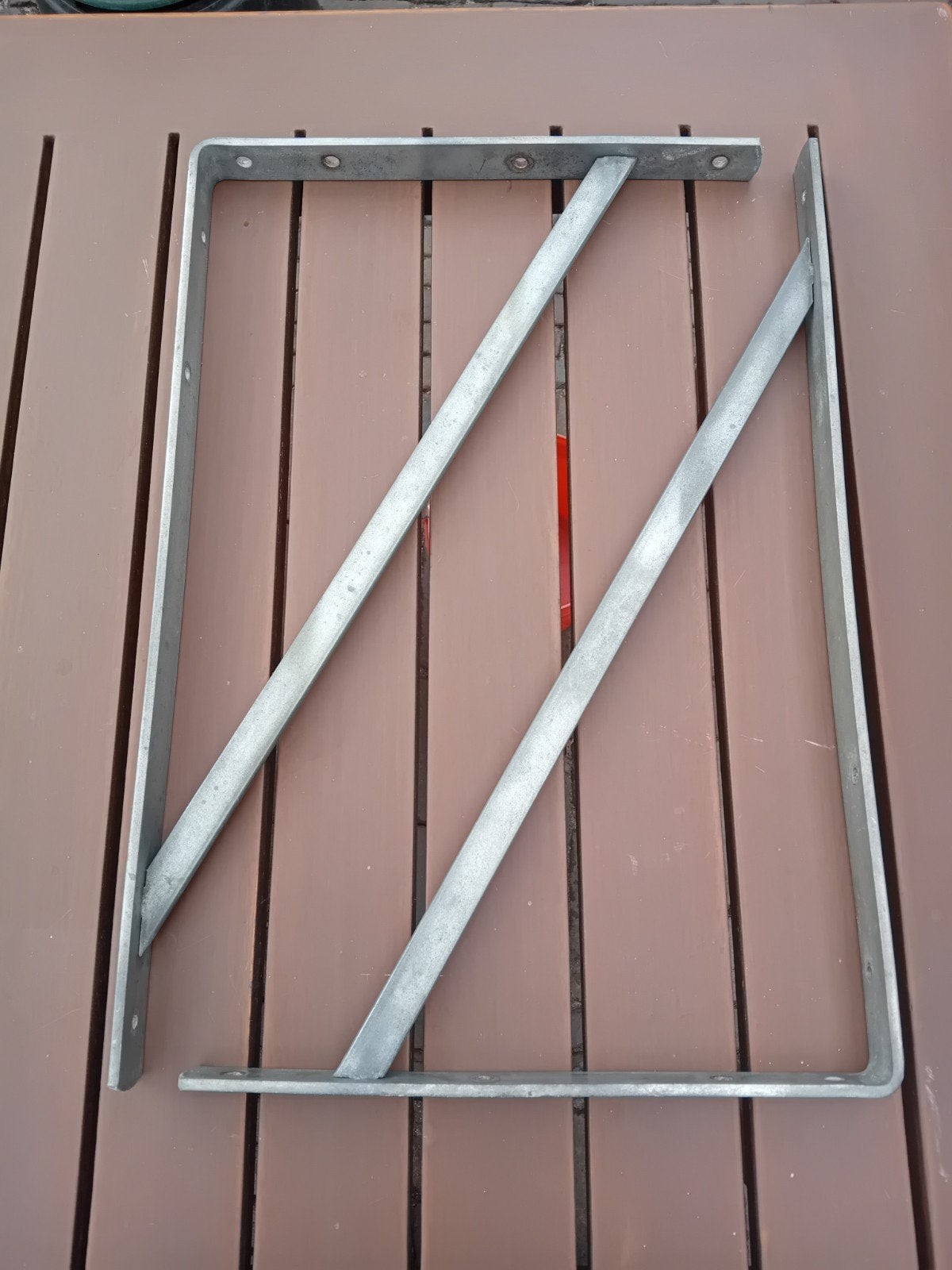 Plankdragers 33x50 cm met uitneembare schoor (2 stuks), Ophalen of Verzenden, Gebruikt, 250 mm of meer, Overige typen