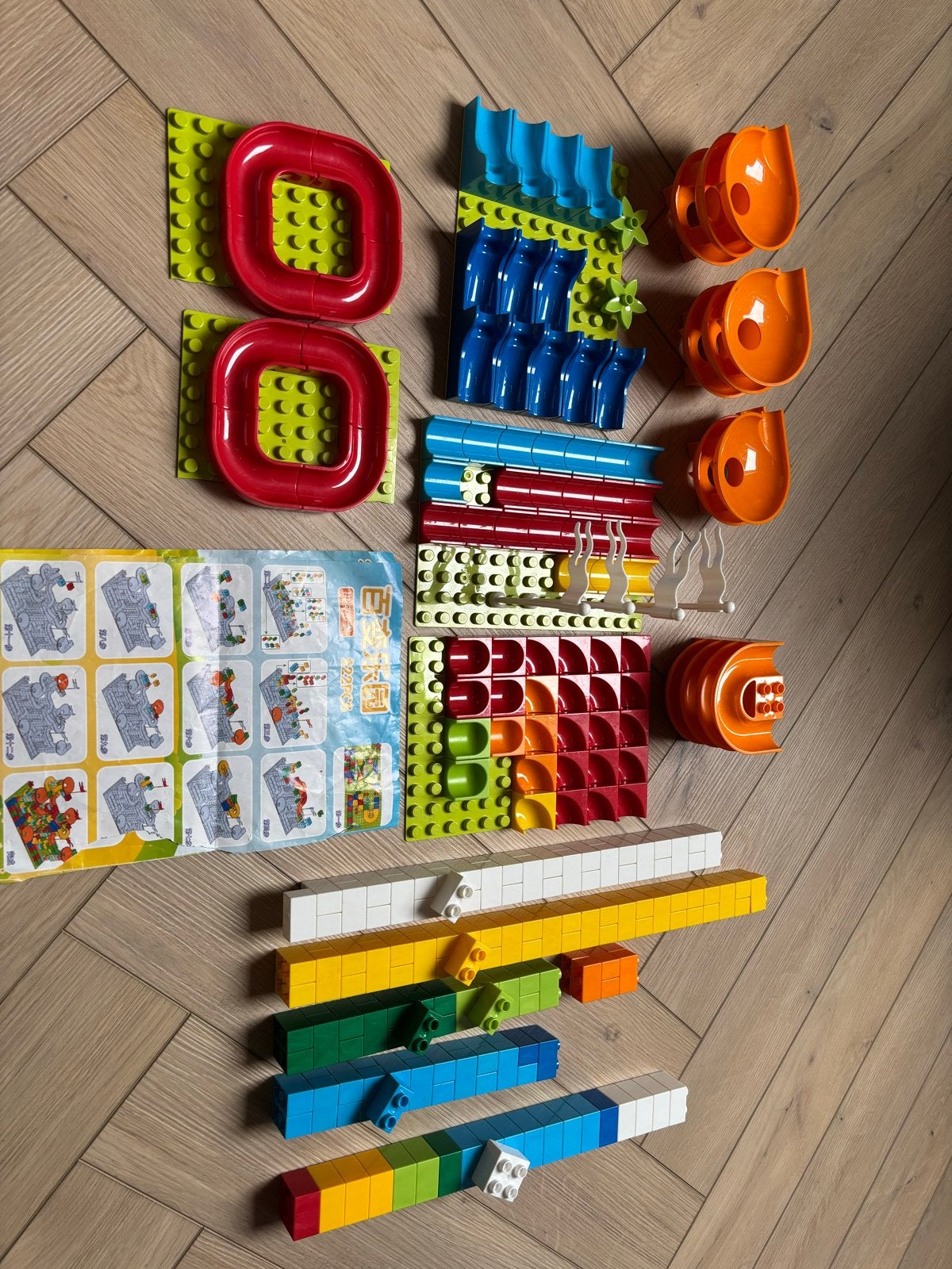 Hubolino Lego Duplo knikkerbaan - Zo goed als nieuw, Overige thema's, Ophalen of Verzenden, Zo goed als nieuw, Duplo