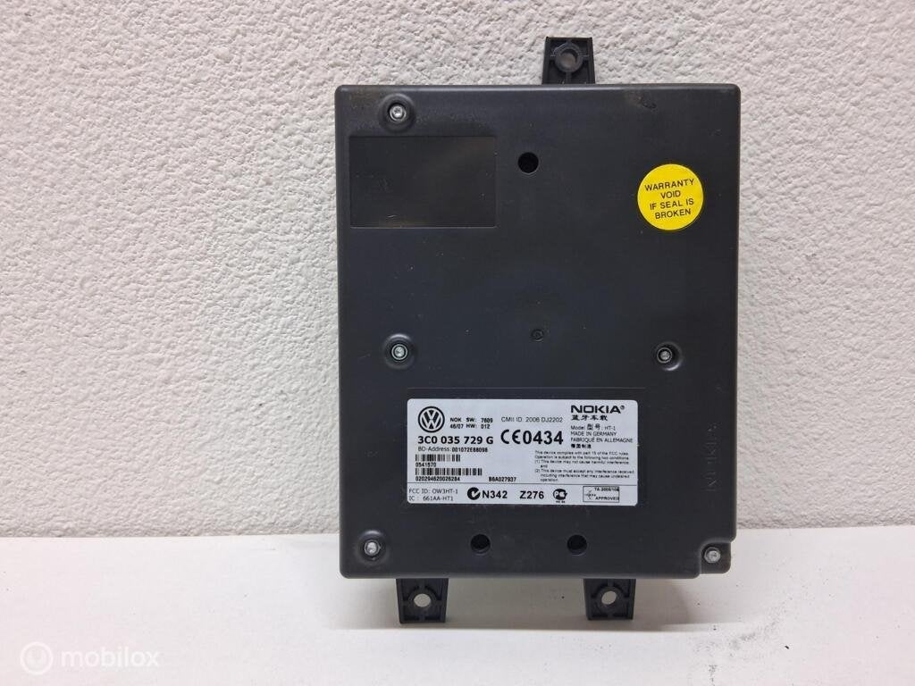 Bluetooth-module Vw Golf V 1.4 TSI ('03-'08) 3C0035729G, Gebruikt, Volkswagen, Ophalen of Verzenden